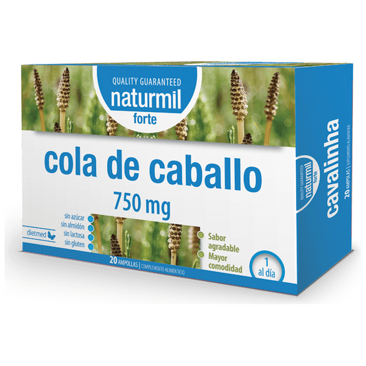 Cola de Caballa Forte 20 Ampollas | Naturmil - Dietetica Ferrer