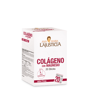 Colageno Magnesio Fresa 20 Sticks | Ana Maria Lajusticia - Dietetica Ferrer