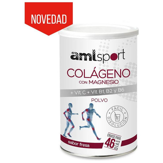 Colageno Vitamina B1 B2 B6 Magnesio Polvo 350 gr | AML Sport - Dietetica Ferrer