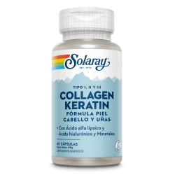 Collagen Keratin 60 Capsulas | Solaray - Dietetica Ferrer