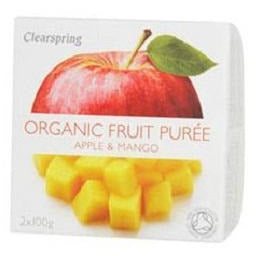Compota Manzana y Mango Bio 2 x 100 gr | Clearspring - Dietetica Ferrer