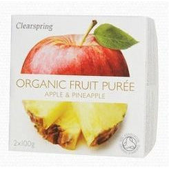 Compota Manzana y Piña 2 x 100 gr | Clearspring - Dietetica Ferrer