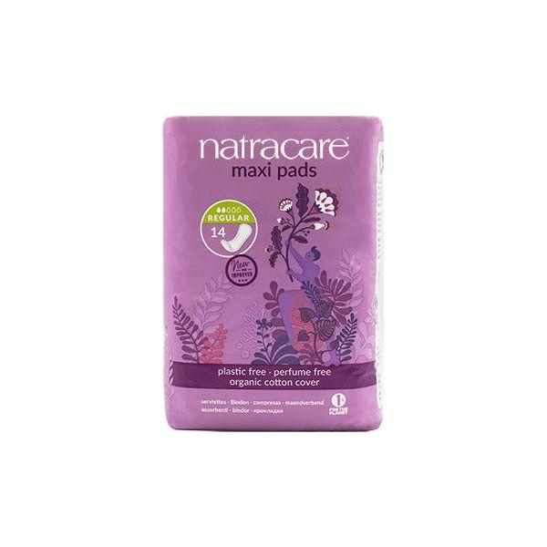 Compresas regulares Maxi Pads 14 unidades | Natracare - Dietetica Ferrer