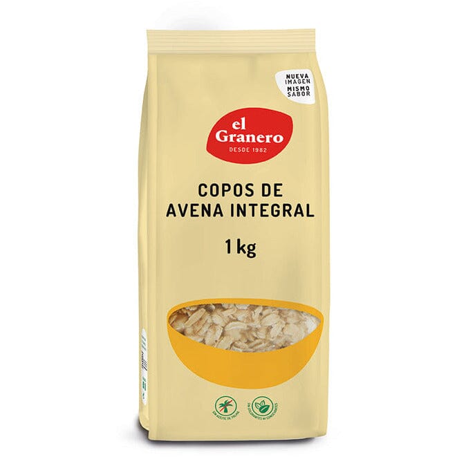 Copos de Avena Integral 1 Kg | El Granero Integral - Dietetica Ferrer