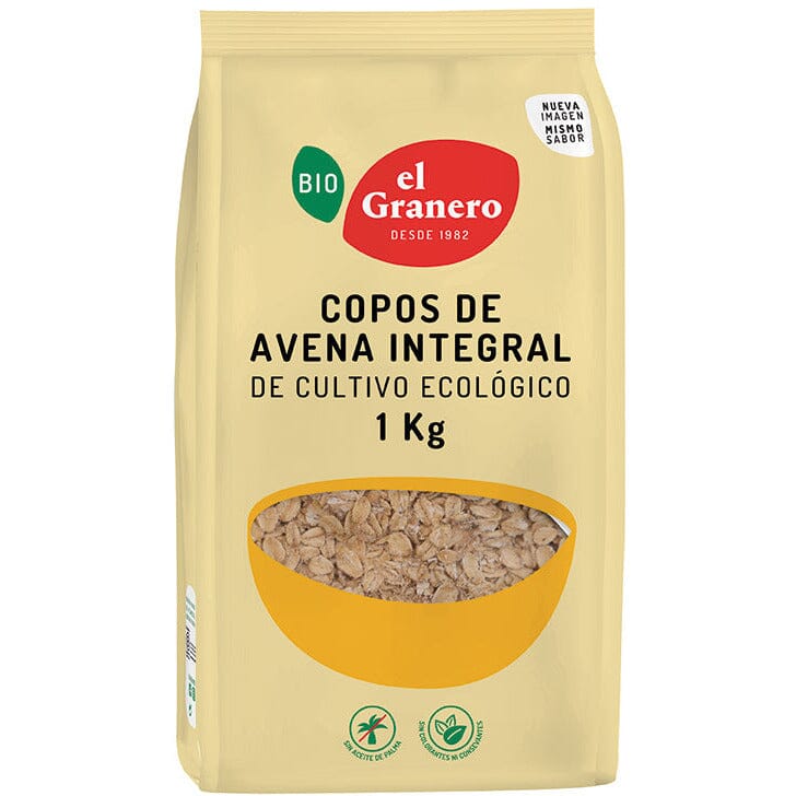 Copos de Avena Integral Bio | El Granero Integral - Dietetica Ferrer