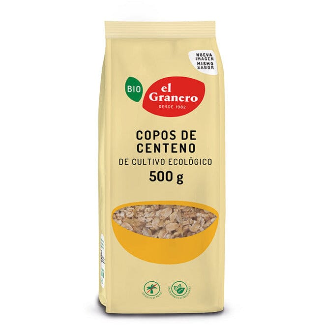 Copos de Centeno Bio 500 gr | El Granero Integral - Dietetica Ferrer