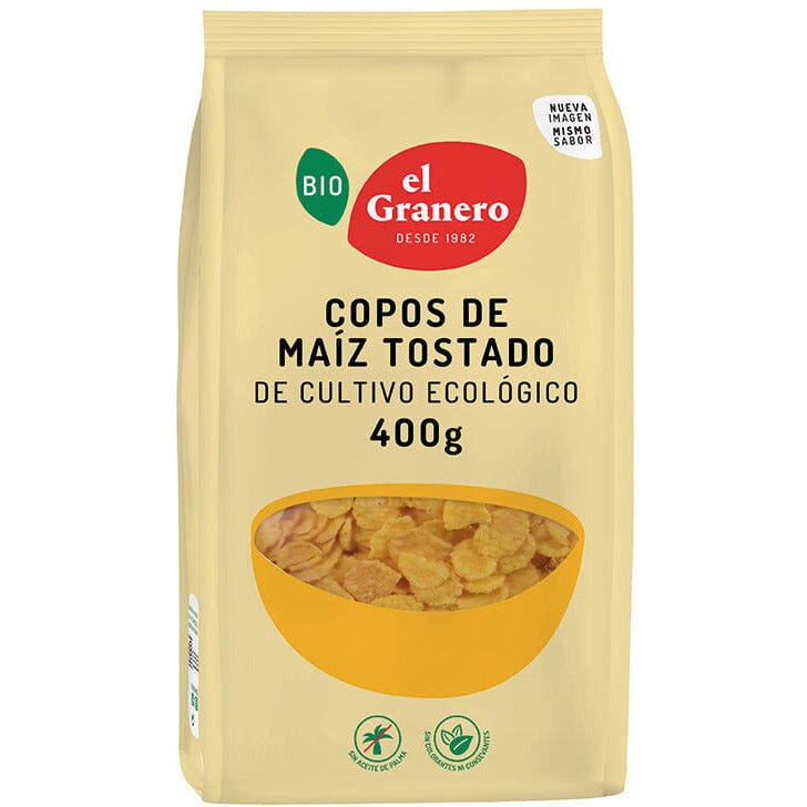 Copos de Maiz Tostado 400 gr Bio | El Granero Integral - Dietetica Ferrer
