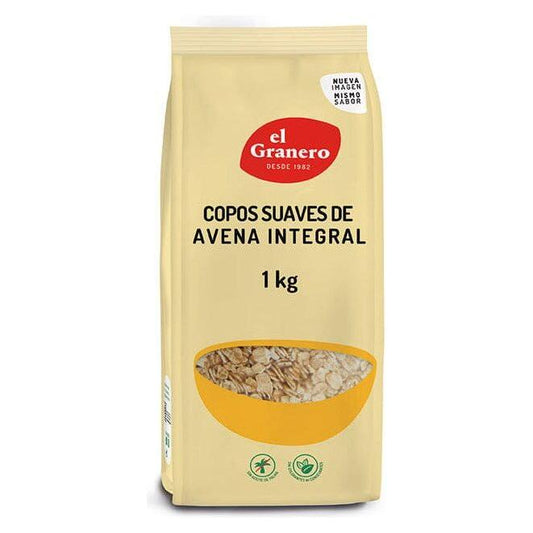 Copos Suaves de Avena Integral 1 Kg | El Granero Integral - Dietetica Ferrer