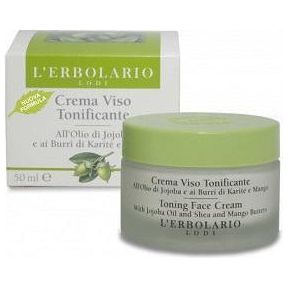 Crema Cara Tonificante Aceite de Jojoba y Manteca de Karite 50 ml | L’Erbolario - Dietetica Ferrer