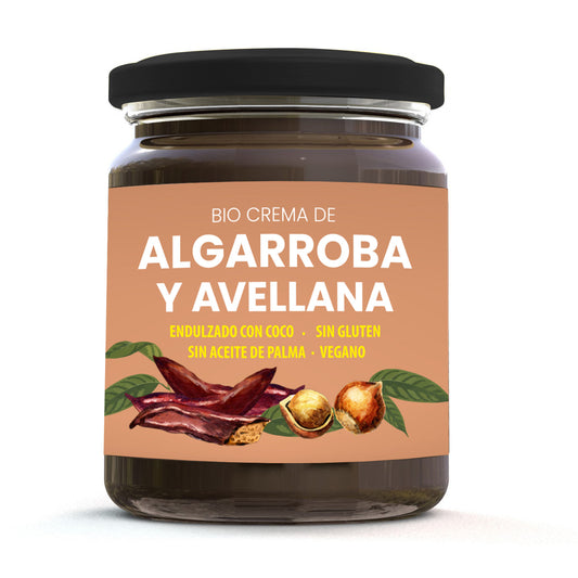 Crema de Algarroba y Avellana Bio 200 gr | Sol Natural - Dietetica Ferrer