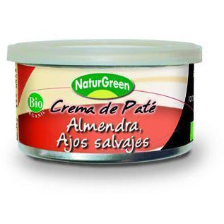 Crema de Pate de Almendras Ajos Bio 130 gr | Naturgreen - Dietetica Ferrer