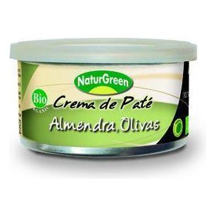 Crema de Pate de Almendras Olivas Bio 130 gr | Naturgreen - Dietetica Ferrer