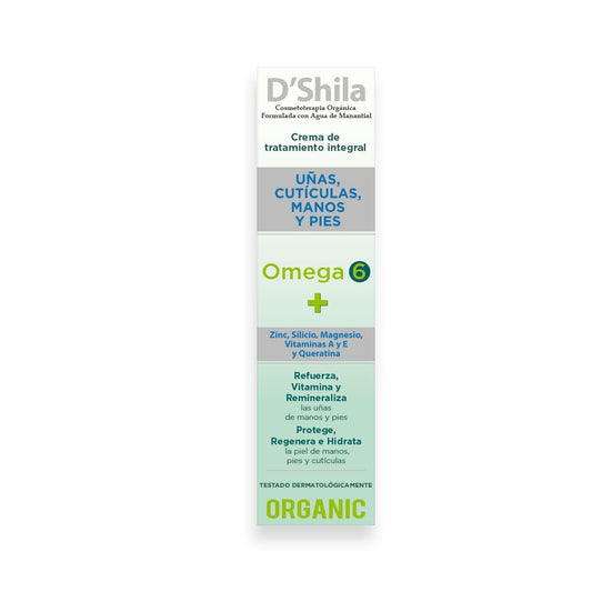 Crema Manos Uñas Omega 6 250 ml | DShila - Dietetica Ferrer