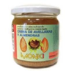 Crema Mix de Almendras y Avellanas Bio 330 gr | Monki - Dietetica Ferrer