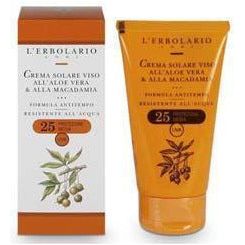 Crema Solar Cara al Aloe Vera y Macadamia 75 ml | L’Erbolario - Dietetica Ferrer