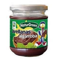 Crema Untable de Avellana con Algarroba Bio 200 gr | Naturgreen - Dietetica Ferrer