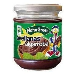 Crema Untable de Avellana con Algarroba Bio 200 gr | Naturgreen - Dietetica Ferrer