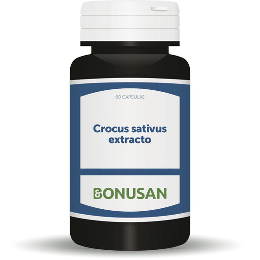 Crocus Sativus Extracto 60 Capsulas | Bonusan - Dietetica Ferrer