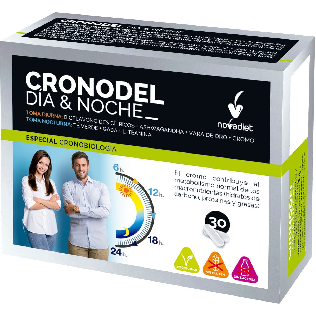 Cronodel 30 cápsulas | Novadiet - Dietetica Ferrer