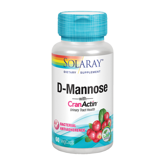 D-Mannose Cranactin 60 Capsulas | Solaray - Dietetica Ferrer