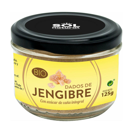 Dados de Jengibre Bio 125 gr | Sol Natural - Dietetica Ferrer