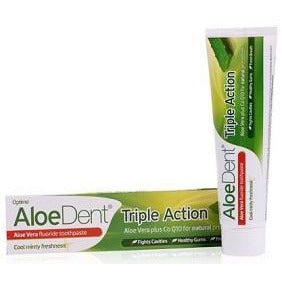 Dentifrico Aloe Vera Fluor Triple Accion 100 ml | AloeDent - Dietetica Ferrer