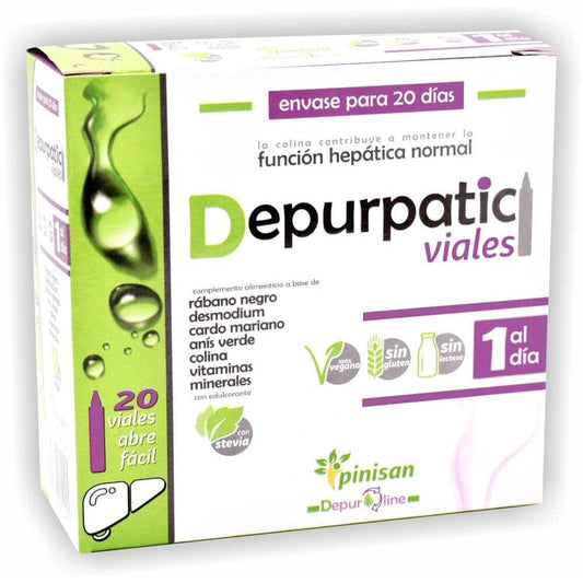 Depurpatic 20 viales | Pinisan - Dietetica Ferrer