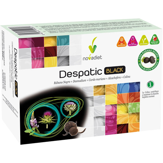 Despatic Black 20 viales | Novadiet - Dietetica Ferrer