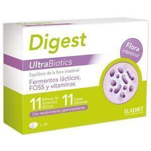 Digest Ultrabiotics 30 Comprimidos | Eladiet - Dietetica Ferrer
