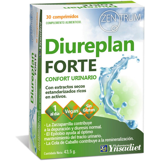 Diureplan Forte 30 comprimidos | Ynsadiet - Dietetica Ferrer