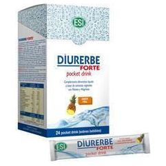 Diurerbe Forte Piña Pocket Drink 24 Sobres | Esi - Dietetica Ferrer