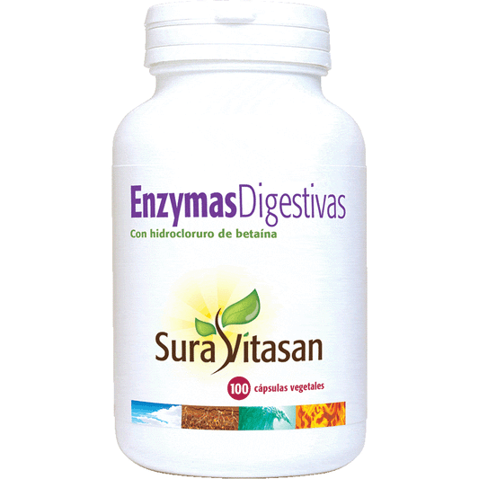 Enzymas Digestivas 100 Capsulas | Sura Vitasan - Dietetica Ferrer