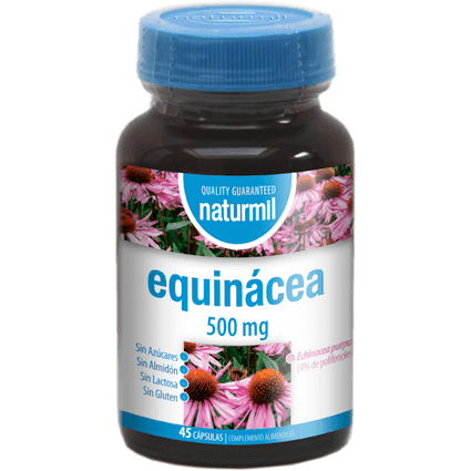 Equinacea 500 mg 45 Capsulas | Naturmil - Dietetica Ferrer
