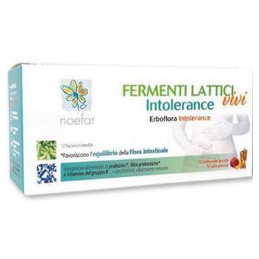 Erbaflora Fermenti Lattici Intolerance 12 Viales | Noefar - Dietetica Ferrer