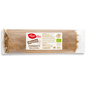 Espaguetis de Arroz Integral Bio 500 gr | El Granero Integral - Dietetica Ferrer