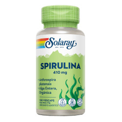 Espirulina 410 Mg 100 Capsulas | Solaray - Dietetica Ferrer