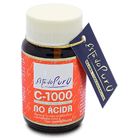 Estado Puro Vitamina C 1000 no Acida 100 Comprimidos | Tongil - Dietetica Ferrer