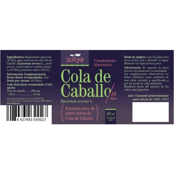 Extracto de Cola de Caballo 50 ml | Sotya - Dietetica Ferrer