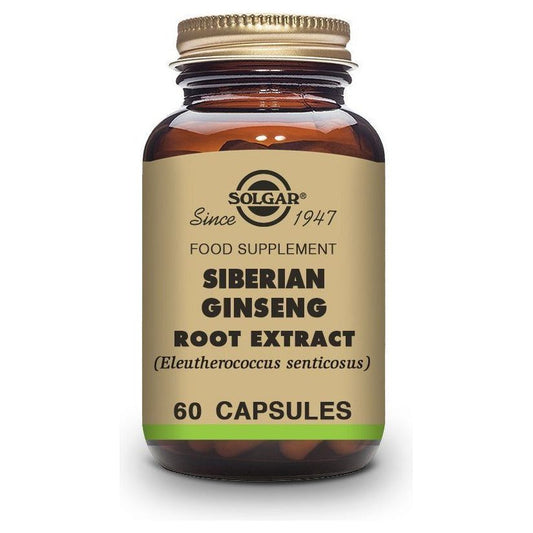 Extracto de Ginseng Siberiano 60 Capsulas | Solgar - Dietetica Ferrer