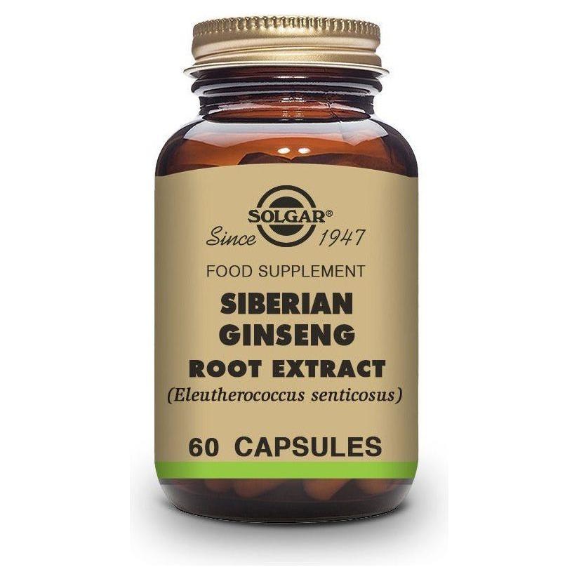 Extracto de Ginseng Siberiano 60 Capsulas | Solgar - Dietetica Ferrer