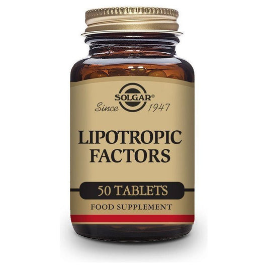 Factores Lipotropicos 50 comprimidos | Solgar - Dietetica Ferrer