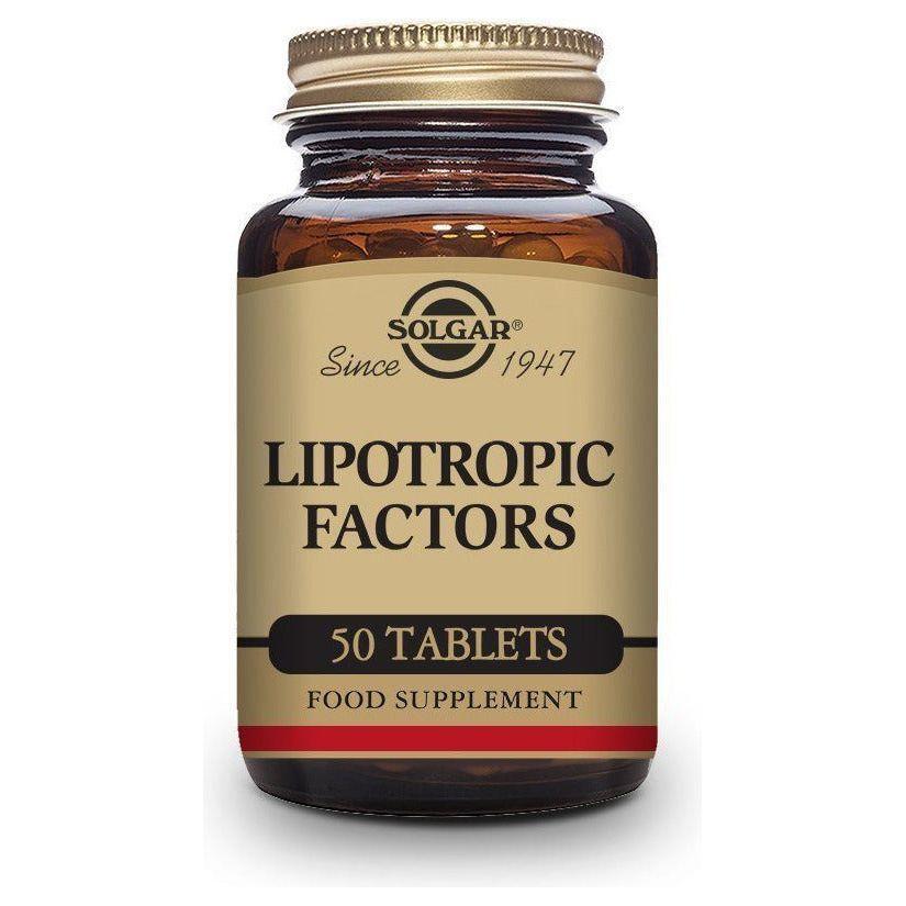 Factores Lipotropicos 50 comprimidos | Solgar - Dietetica Ferrer