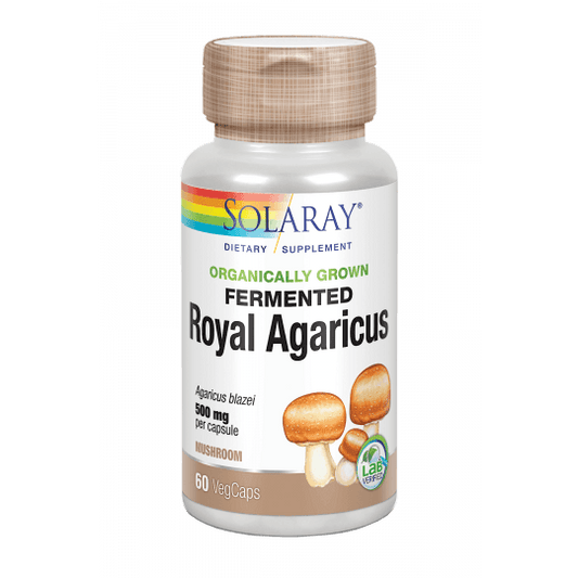 Fermented Royal Agaricus 500 mg 60 Capsulas | Solaray - Dietetica Ferrer