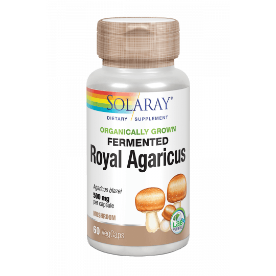 Fermented Royal Agaricus 500 mg 60 Capsulas | Solaray - Dietetica Ferrer