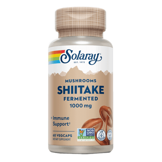 Fermented Shiitake 500 mg 60 Capsulas | Solaray - Dietetica Ferrer