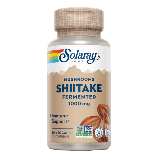 Fermented Shiitake 500 mg 60 Capsulas | Solaray - Dietetica Ferrer
