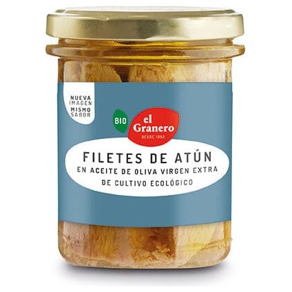 Filetes de Atun Bio 195 gr | El Granero Integral - Dietetica Ferrer