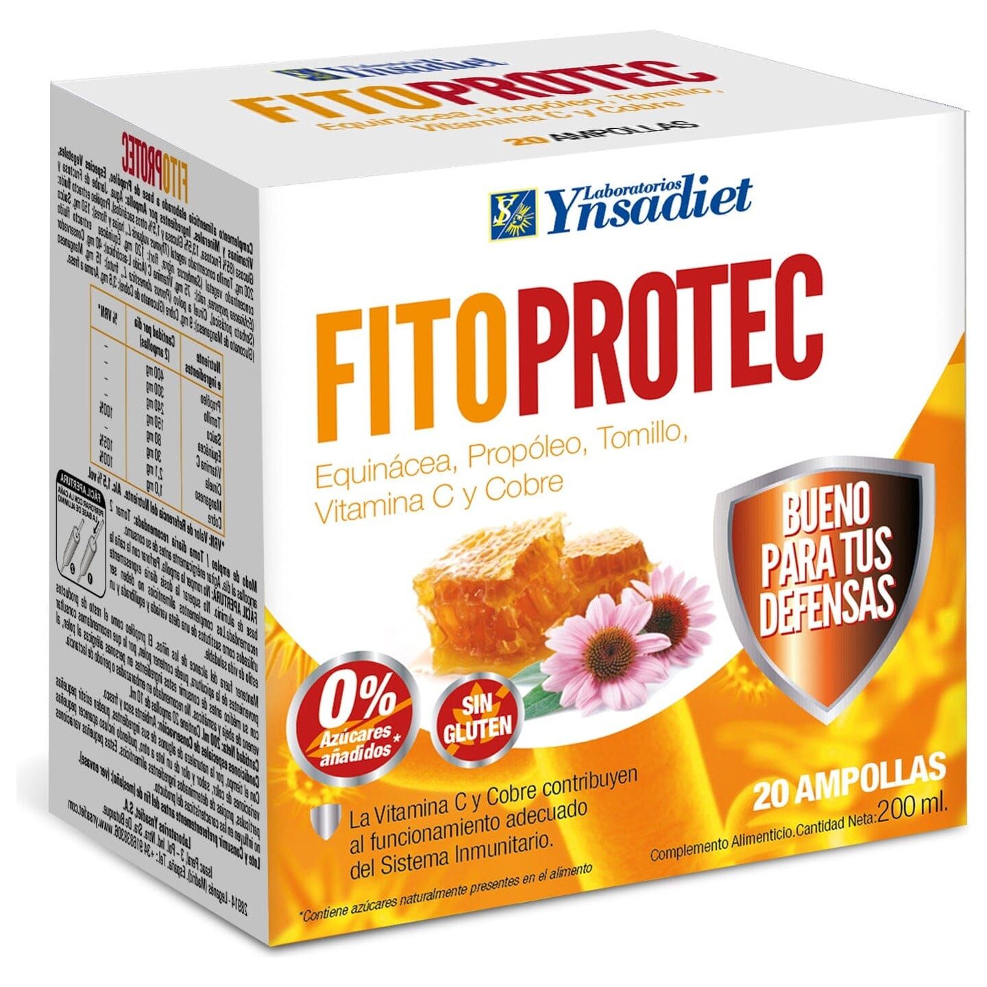 Fitoprotec 20 ampollas | Ynsadiet - Dietetica Ferrer