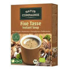 Fixe Tasse Instant Soup Champiñones Bio 3 Unidades | Natur Compagnie - Dietetica Ferrer