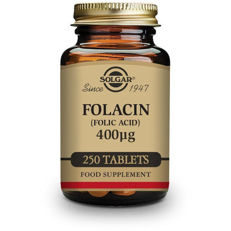 Folacin Acido Folico 400 µg | Solgar - Dietetica Ferrer